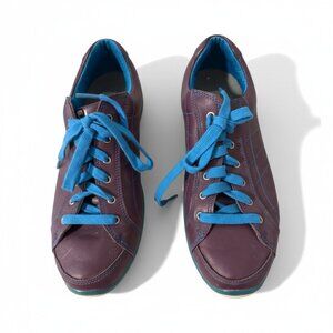 FootJoy FJ LowPro Spikeless Golf Shoes Womens Size 9 Purple Sneakers